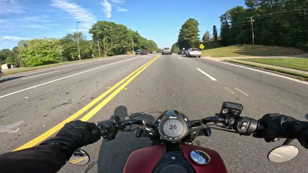 2025 Indian Scount Bobber Ride 2 - Commute to ALTA tennis match