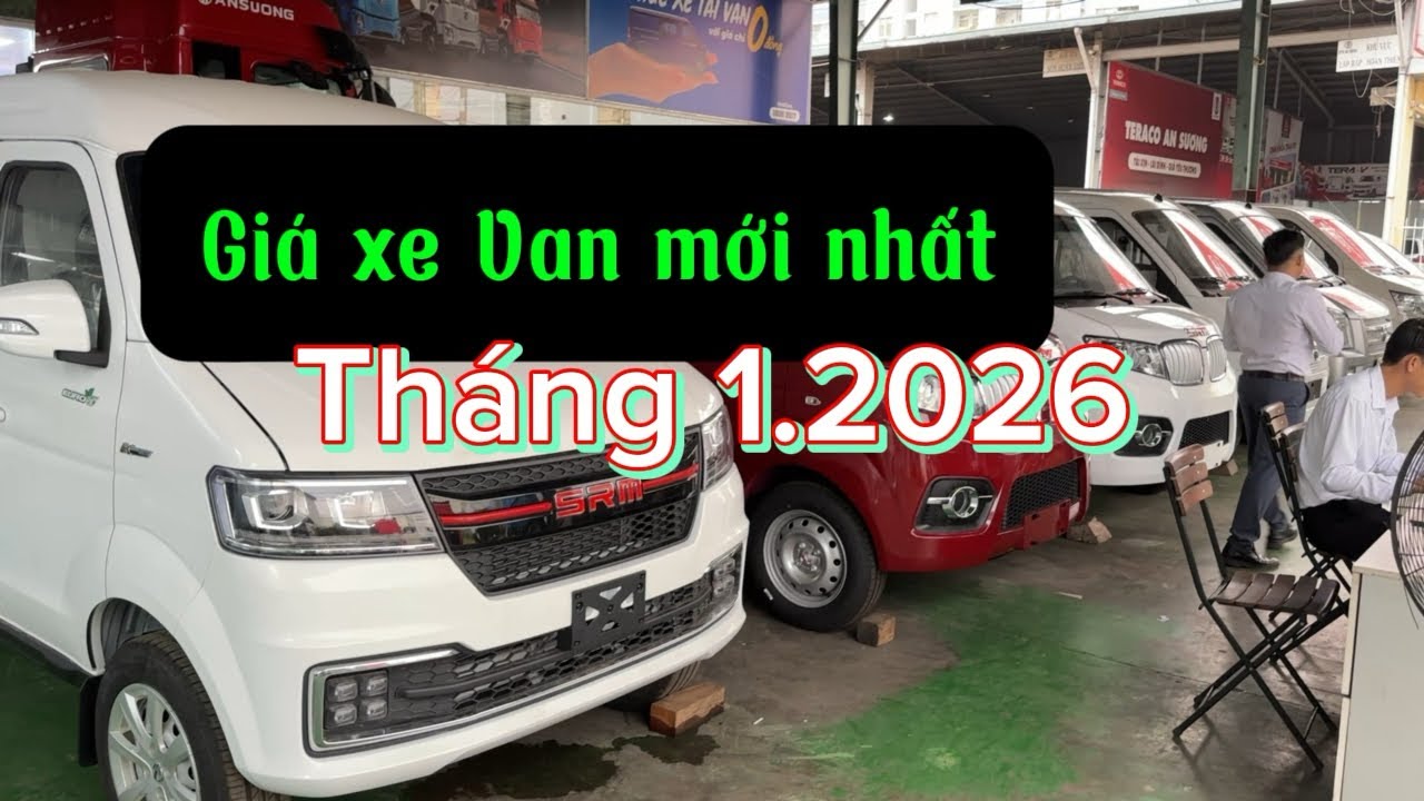 Giá và chương trình khuyến mãi của xe van trong tháng 1.2026 #xetaivan #terav8 #c35 #X30i #gazsobol