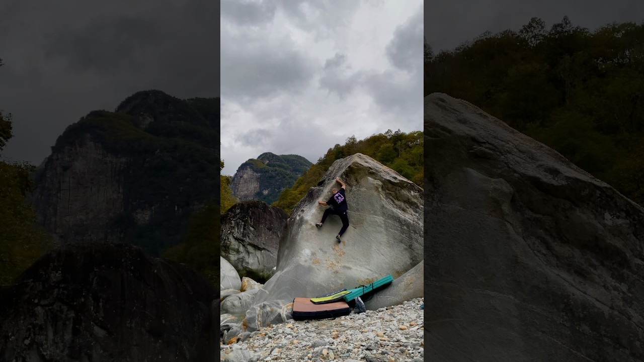There is no spoon | fb. 7a+/b | Brione Schweiz 🇨🇭 #Bouldern #Climbing #Brione #switzerland