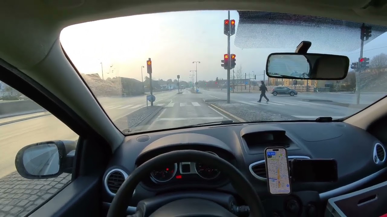 Relax driving in Odense | Denmark | 4k