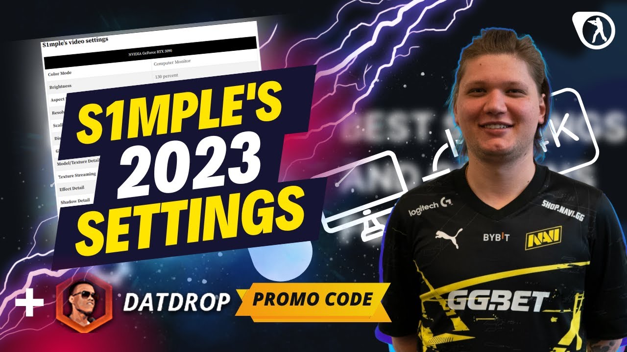 S1MPLE CS:GO SETTINGS 2023 | VIDEO, MOUSE, CROSSHAIR, BOB, CONFIG