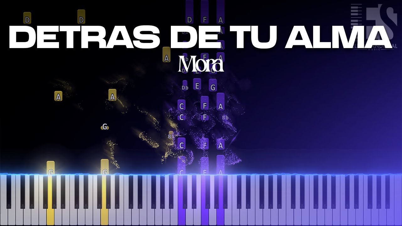 DETRÁS DE TU ALMA - Mora (Piano Tutorial) | Eliab Sandoval