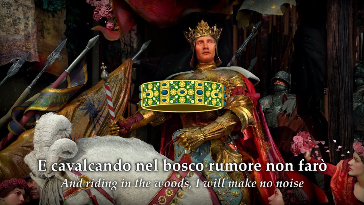 Cavaliere io sarò (Knight I shalt be) Italian Song about Chivalry