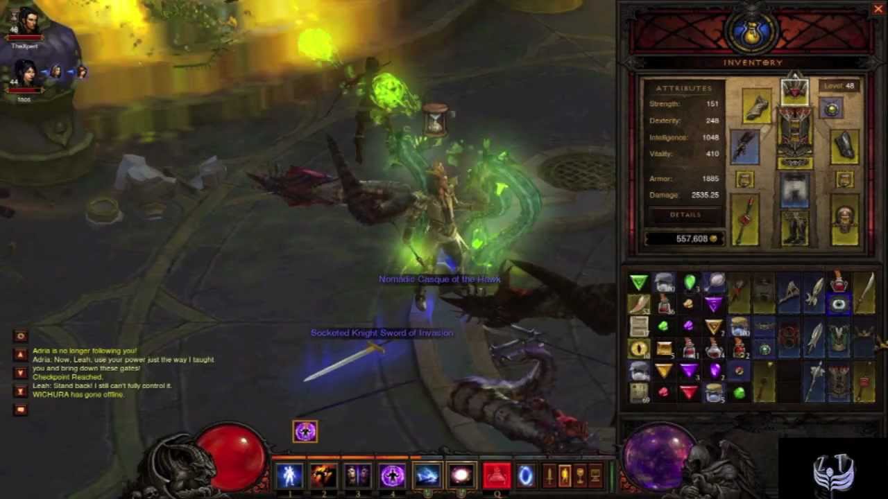 Diablo 3 - Belial Kill (Co-Op Wizard)