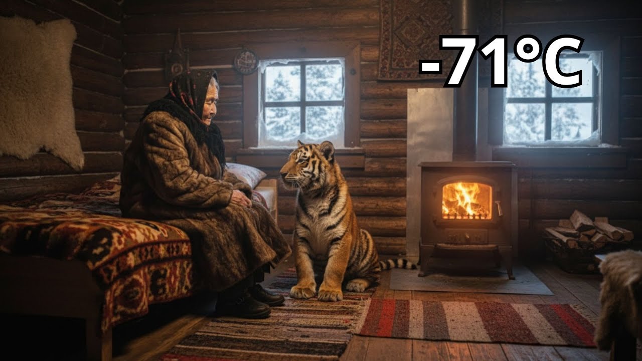 She Found a Dying Tiger in the Snow  An Elderly Woman saved his life in -71c