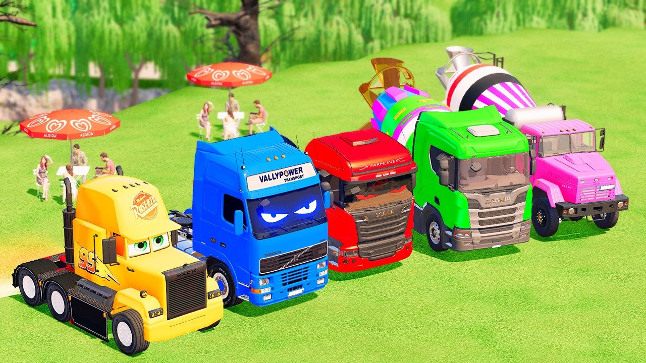 POLICE CARS, FIRE DEPARTMENT, AMBULANCE VEHICLES TRANSPORTING WITH MAN TRUCKS ! Farming Simulator 25