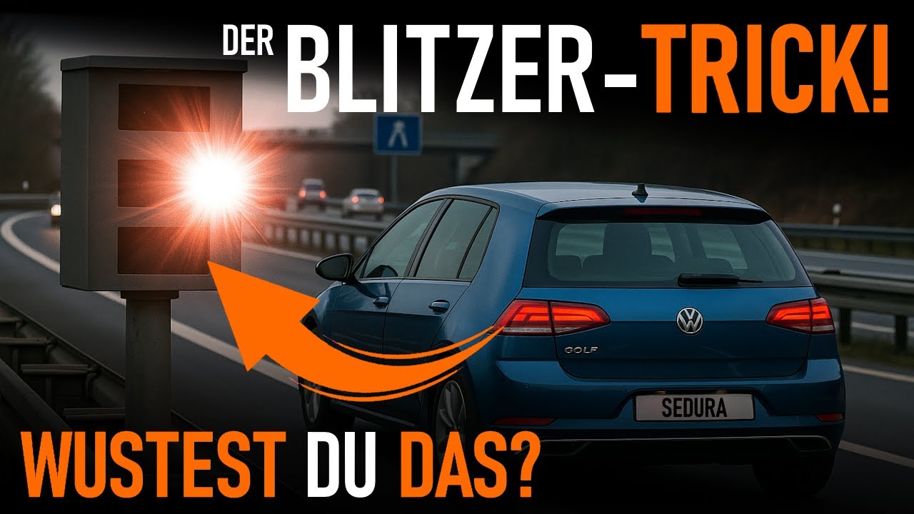 ⚠️ Der GEHEIME Blitzer-Trick, den 99% der Fahrer nicht kennen (und der wirklich funktioniert!)