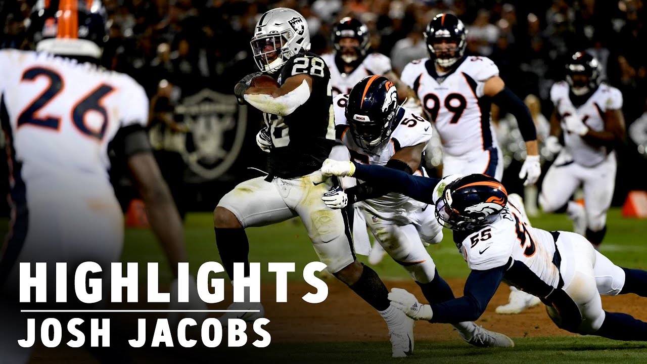 Josh Jacobs highlights: Best plays from Week 1 vs. Denver | Raiders