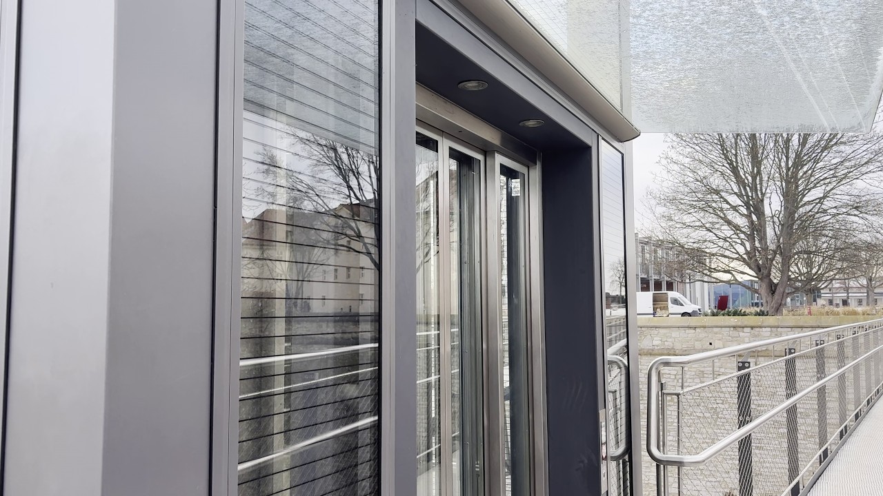 Scenic! 2020 Hollmann traction Elevator at Petersberg in Erfurt