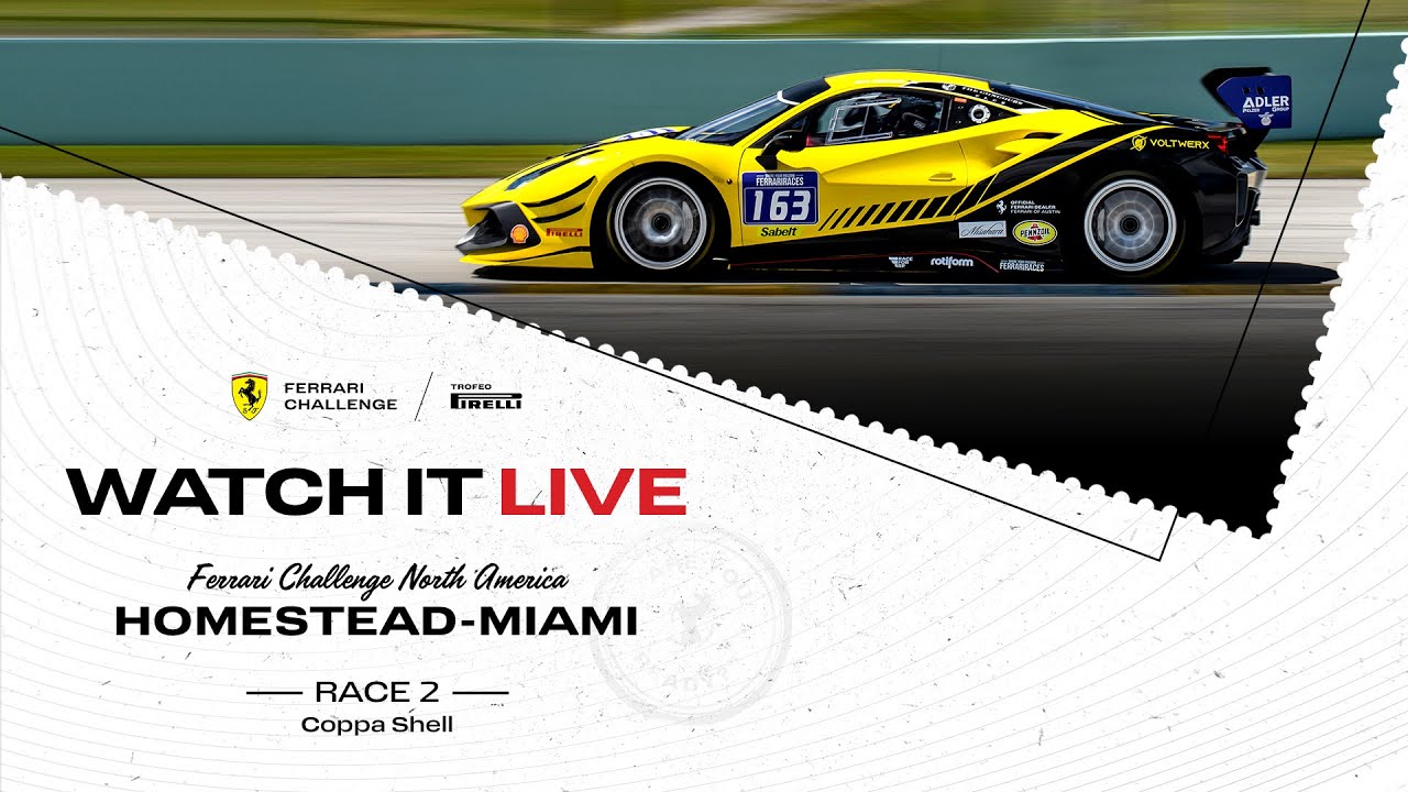 Ferrari Challenge North America Coppa Shell - Homestead-Miami, Race 2