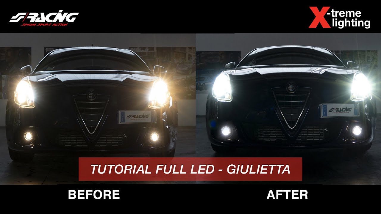 Alfa Romeo Giulietta LED Conversion - Tutorial - installazione - Simoni Racing