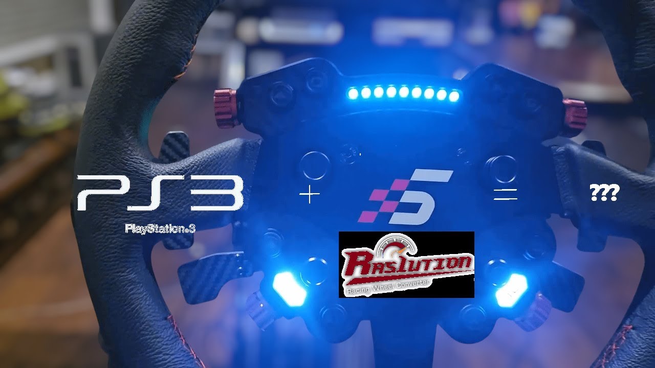 How to use Simagic Wheel and Pedals on Gran Turismo 6 PS3 with Brook Ras1ution (2) Adapter