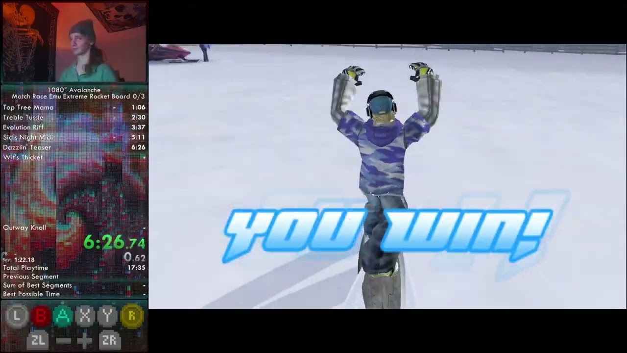1080&deg; Avalanche - Match Race Emu Extreme Rocket Board 9:20