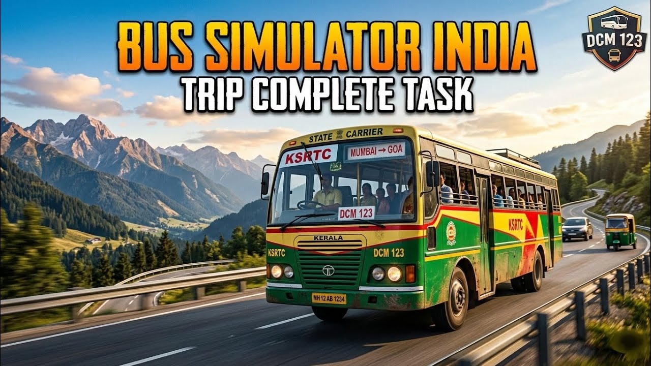BUS SIMULATOR INDIA task 3 route complete task Bus simulator india #bussimulatorindia 