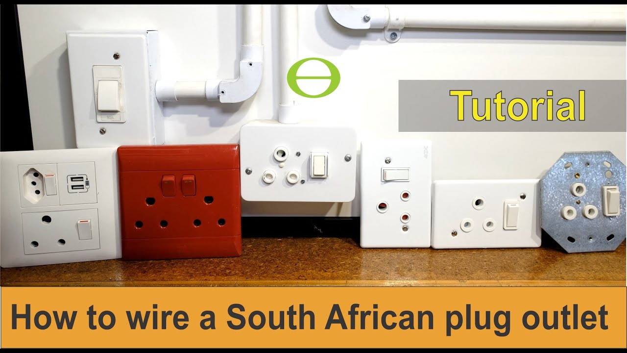 How to wire any South African wall plug outlet / socket - Tutorial