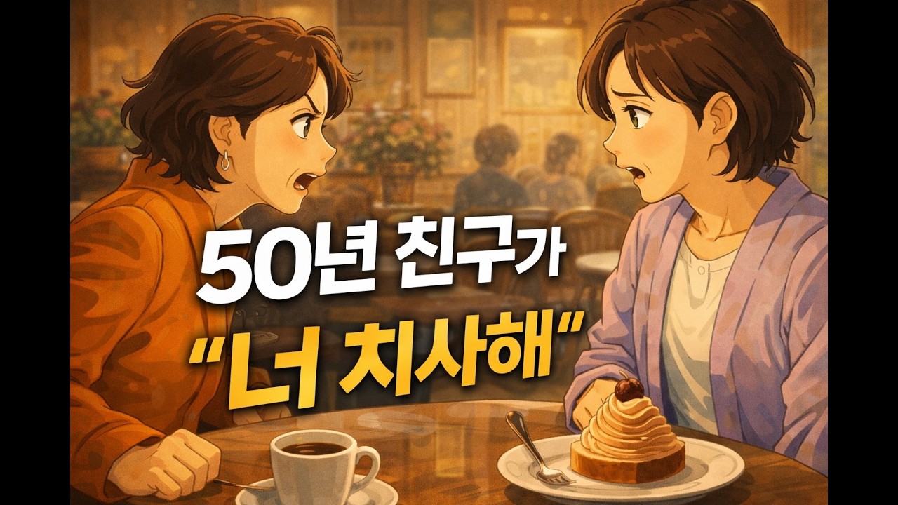 50년 친구가  “너 치사해”