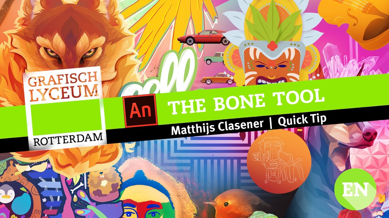 Quick Tip | Use the Bone tool in Adobe Animate CC
