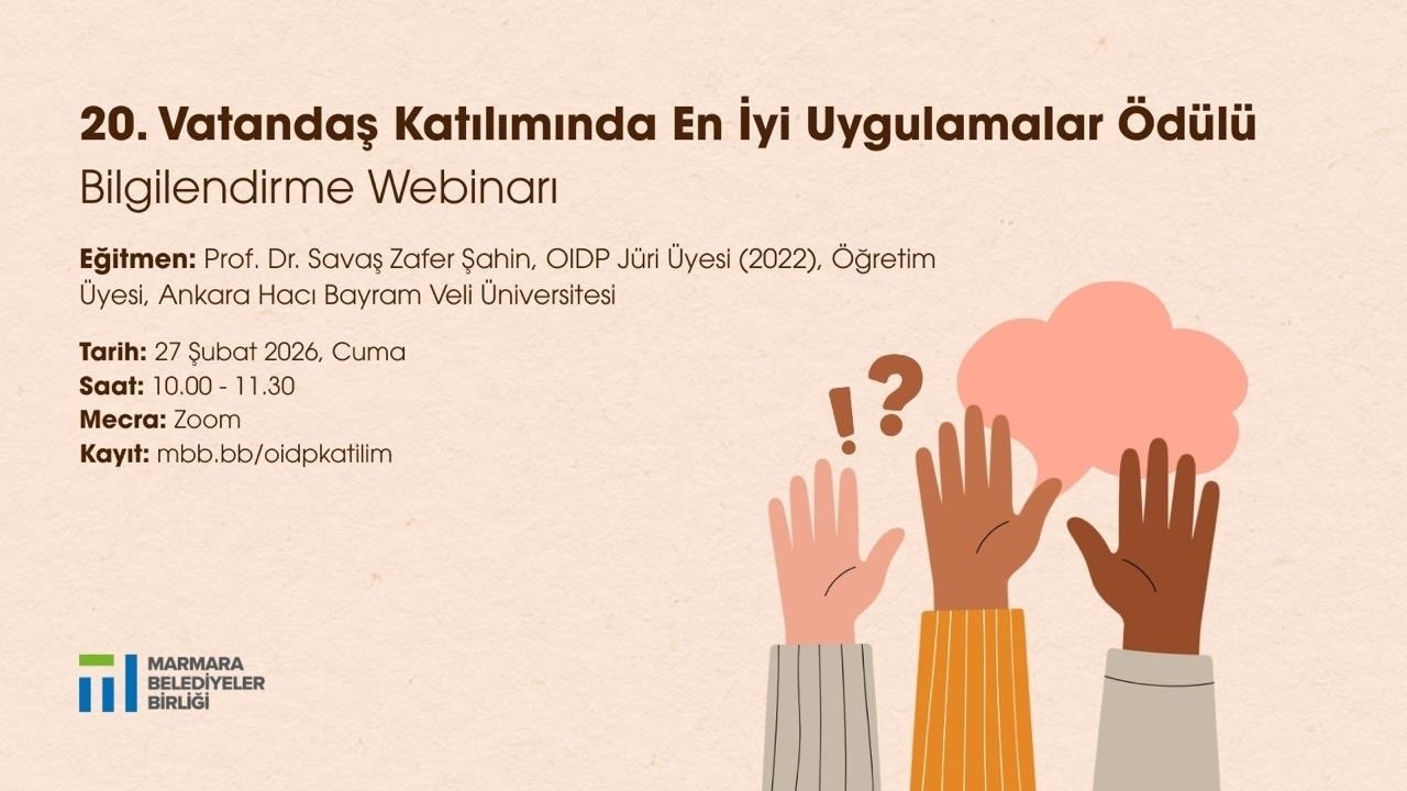 20. Vatandaş Katılımında En İyi Uygulamalar Ödülü Bilgilendirme Webinarı