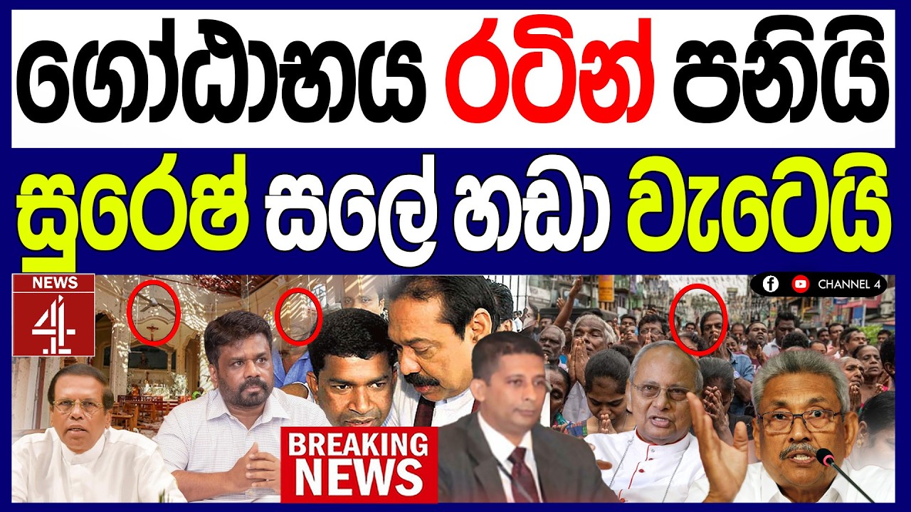 ගෝඨාභය රටින් පනියි සුරෙෂ් සලේ හඩා වැටෙයි | NEWS4