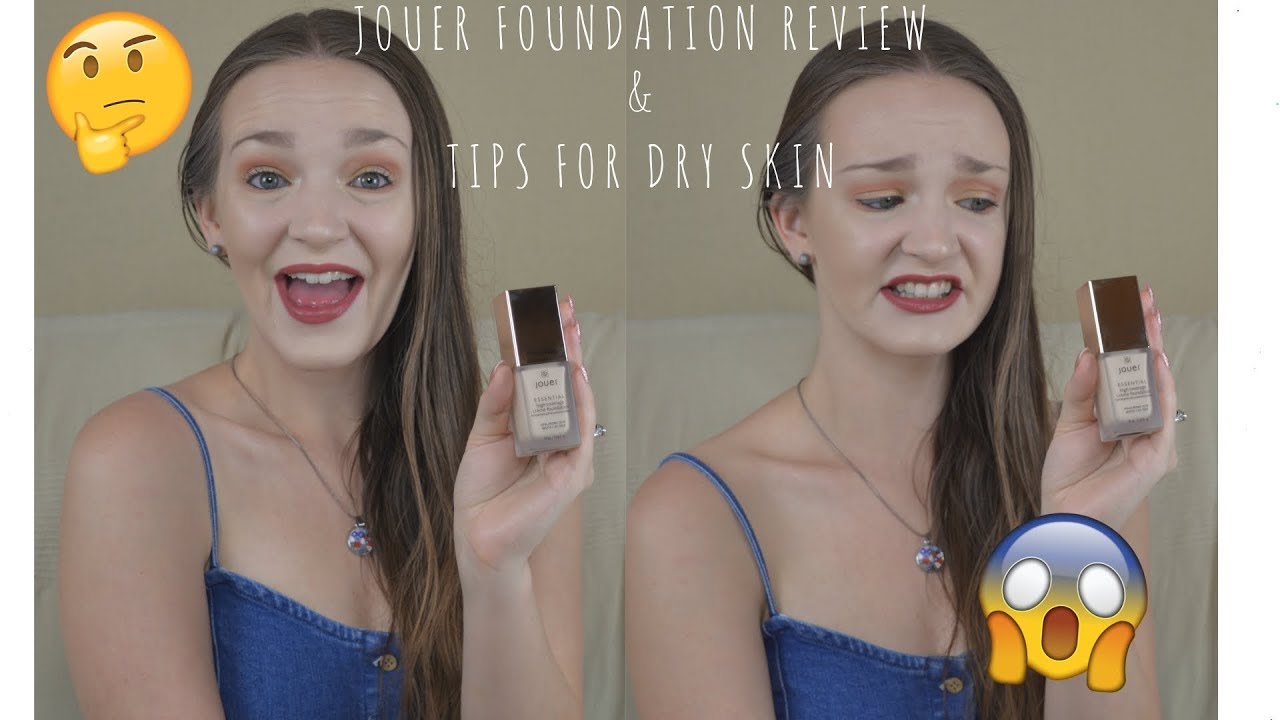 DRY SKIN MAKEUP TIPS | Jouer Essential High Coverage Foundation Review