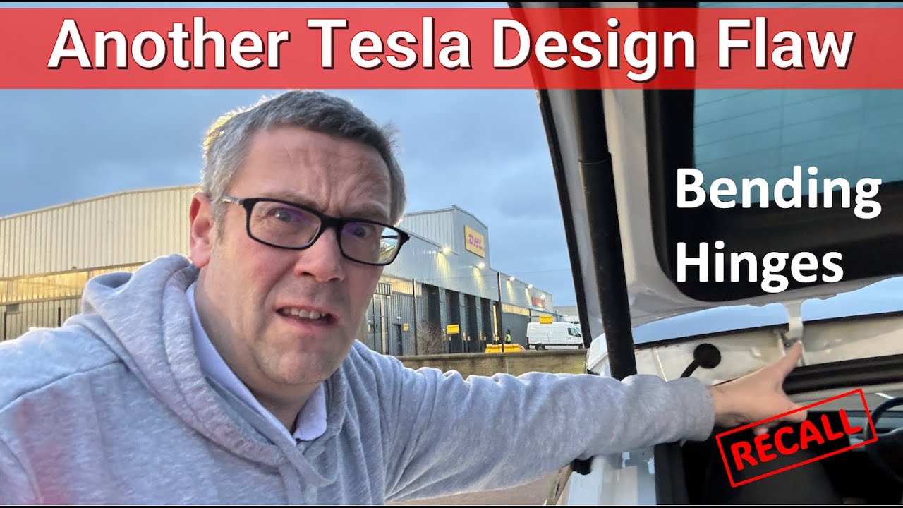 Tesla Model Y Hinges that bend under the weight - get yours checked!