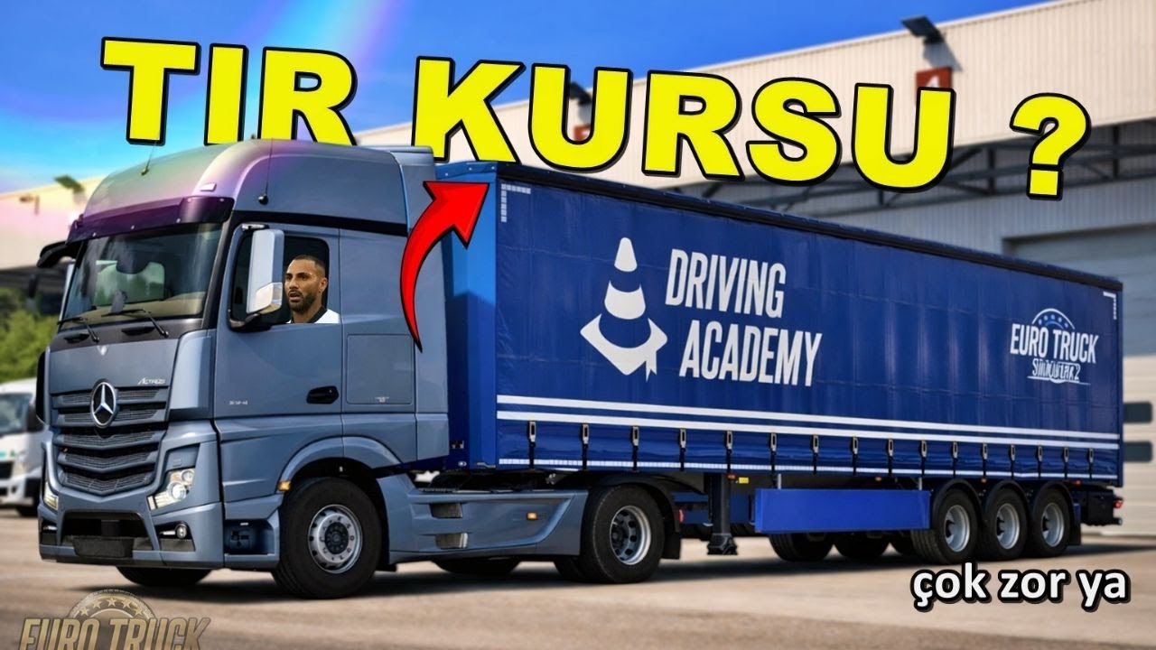 TIR'ı Geri Geri Park Etmek | Euro Tıraş Simülatör 2 | 5. bölüm
