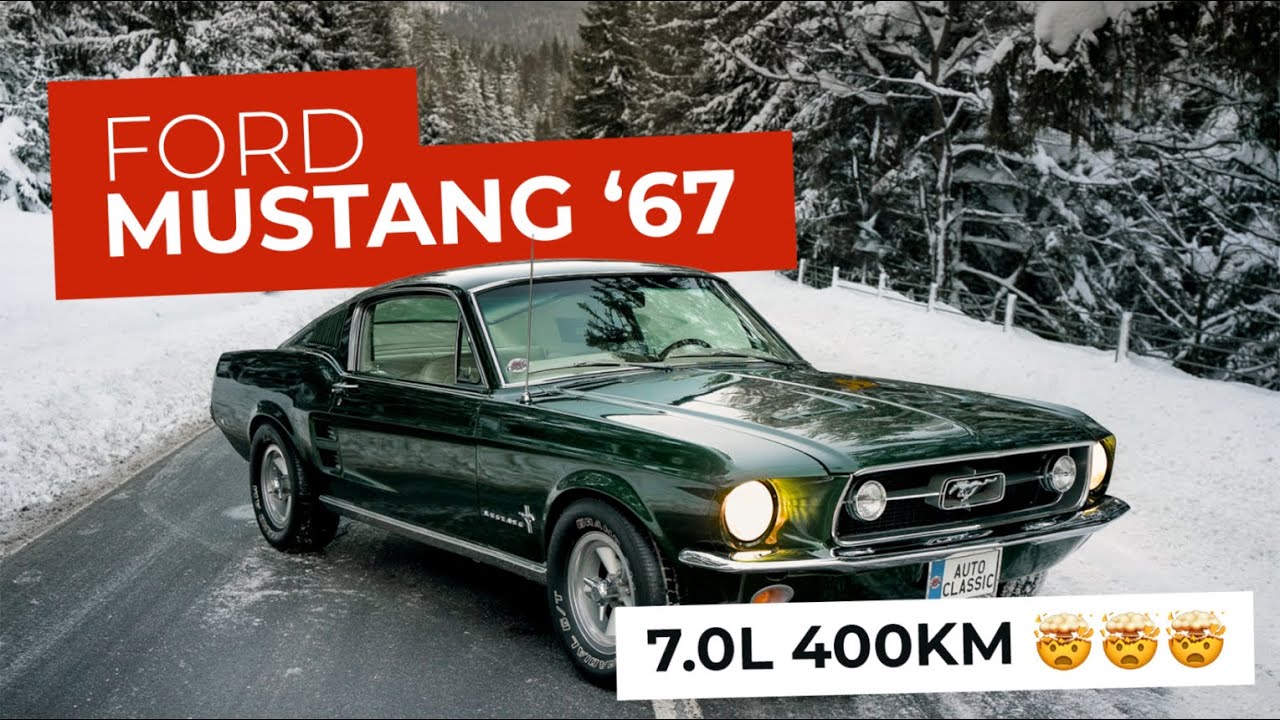 Ford Mustang Fastback '67, pojemność 7L, moc 400KM