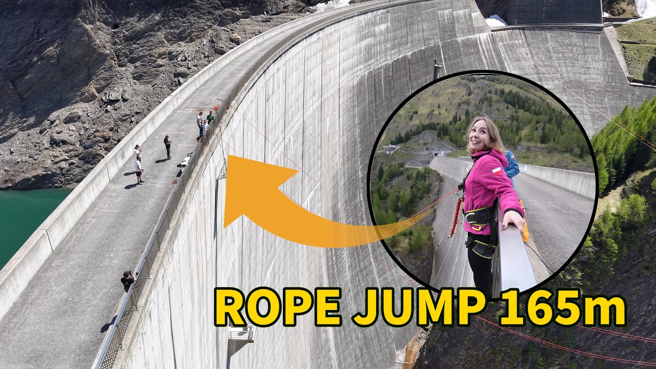 BNT 428 Skok z Tamy 165 metr&oacute;w! / DREAM JUMP LAGO DI LUZZONE / SZWAJCARIA