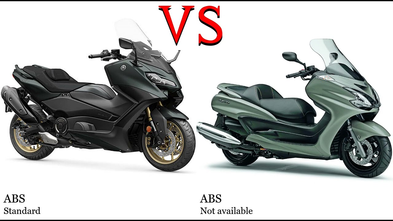 Yamaha TMax 560 vs Yamaha Majesty 400 Test specification comparison