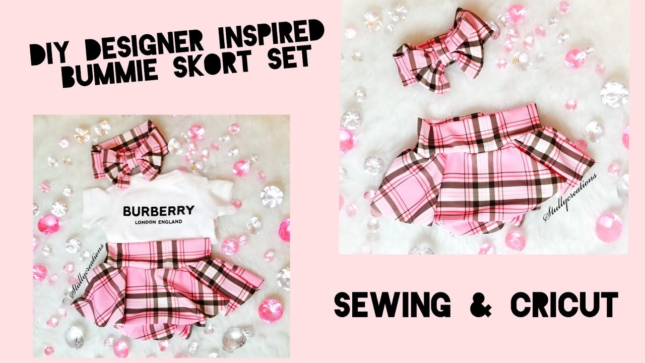 DIY Bummie Skort | DIY designer Inspired baby outfit