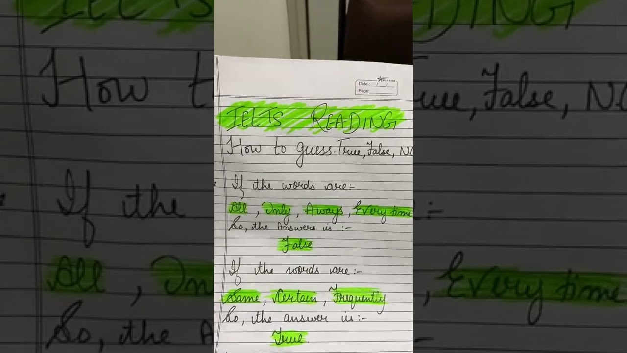 IELTS Reading &mdash; как угадать &laquo;Верно&raquo;, &laquo;Неверно&raquo;, &laquo;Не указано&raquo;