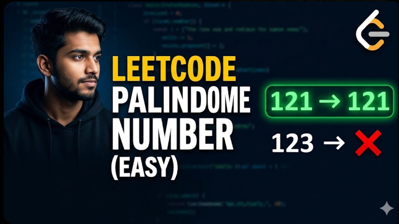 Day 56 | LeetCode Palindrome Number (Easy) #coding #leetcode