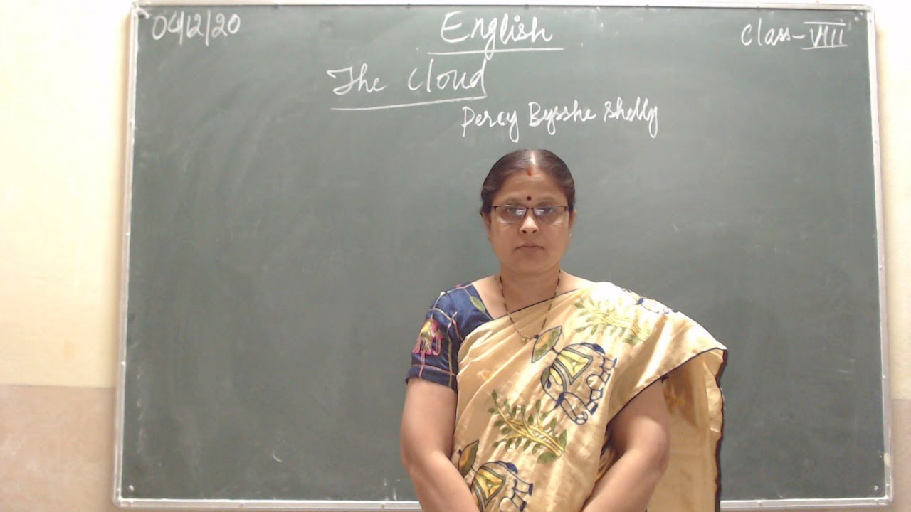 8TH ENGLISH--THE CLOUD(POEM)