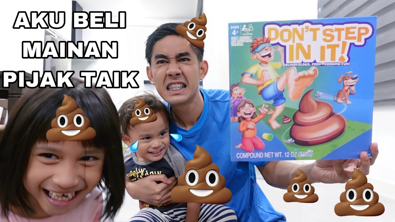 AKU BELI MAINAN PIJAK TAIK 😂💩 HABIS BERSEPAH TAIK 🤣