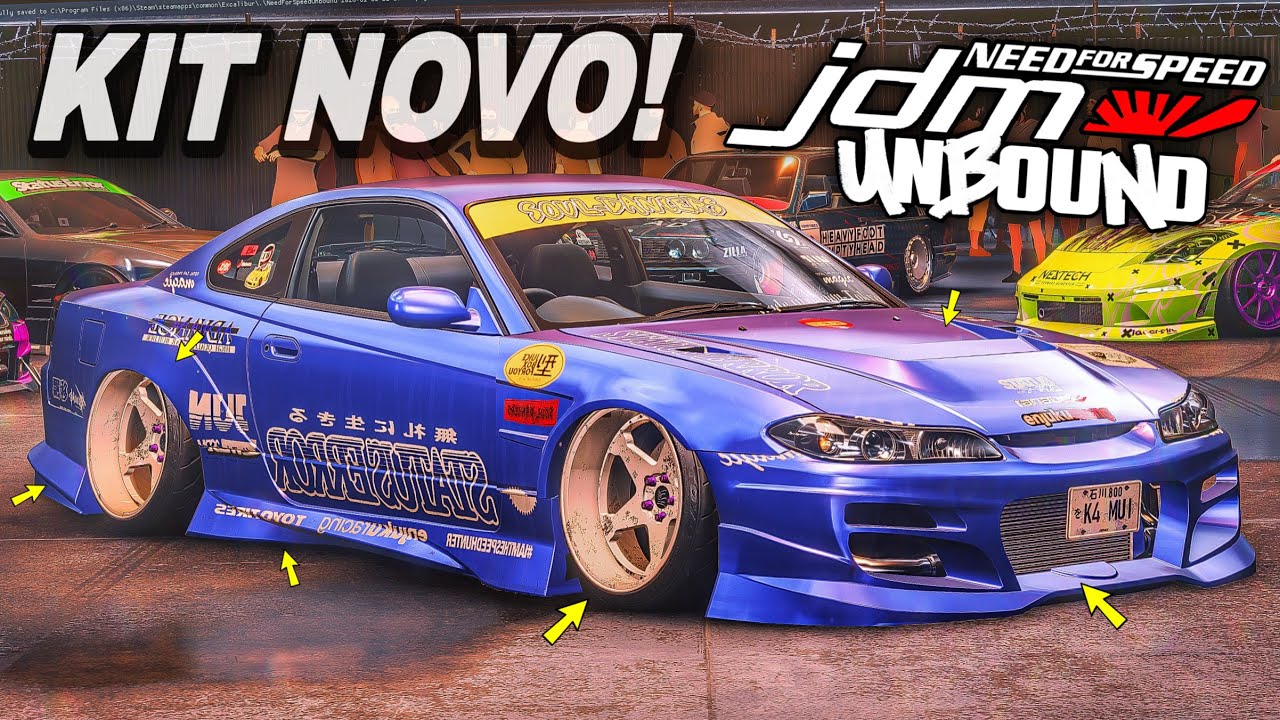 FINALMENTE! O BODY KIT URAS TYPE-S CHEGOU NO SILVIA S15… E FICOU INSANO!