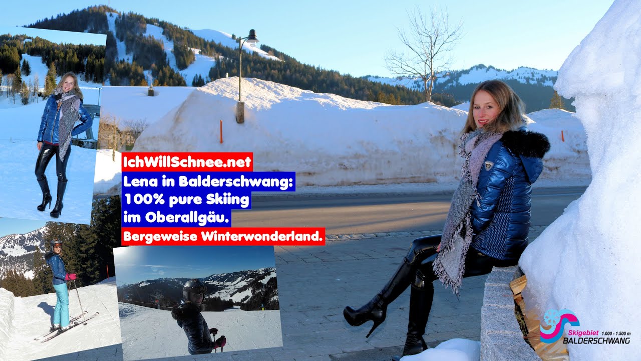 Balderschwang: 100% Pure Skiing mit Lena.