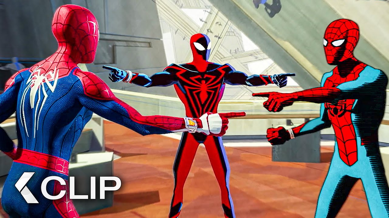 Spider-Society poursuit Miles travers le Multivers - SPIDER-MAN: Across the Spider-Verse Clip (2023)
