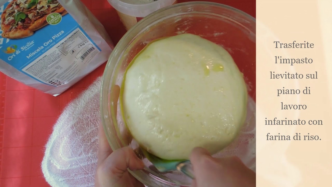 PIZZA AL PIATTO COME IN PIZZERIA - SENZA GLUTINE - Ricetta con Miscela Oro Pizza Ori di Sicilia