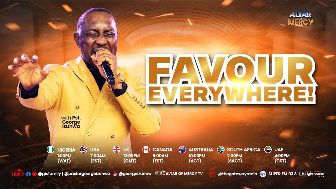 FAVOUR EVERYWHERE!  | ALTAR OF MERCY PRAYER