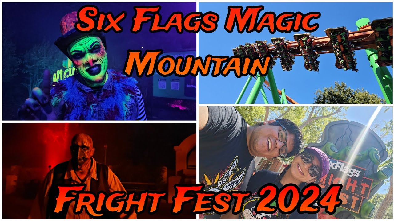 Six Flags Magic Mountain Frigth Fest 2024 Experiencia Completa