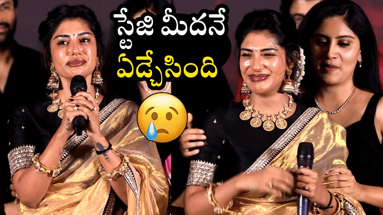 Actress Supritha Emotional Speech at Amaravathiki Aahwanam Pre-Release Event | Dhania Balakrishna