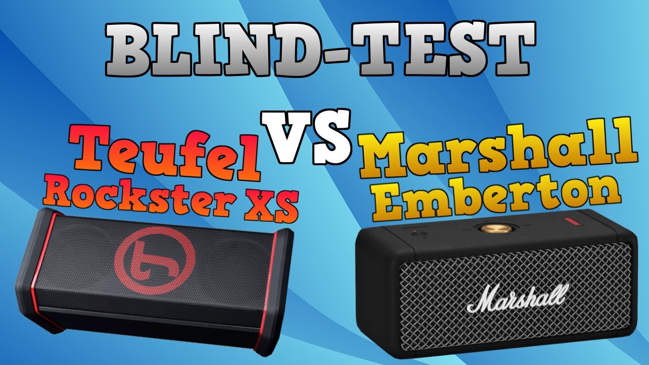 Marshall Emberton vs Teufel Rockster XS - porównanie i blind-test rewelacyjnych głośników BT