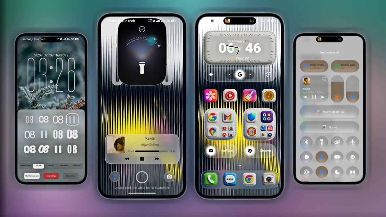 ⚡️ MTZ Chinese Themes For Xiaomi HyperOS 3.0 | HyperOS Liquid Glass Theme with 3D Effects ✅️