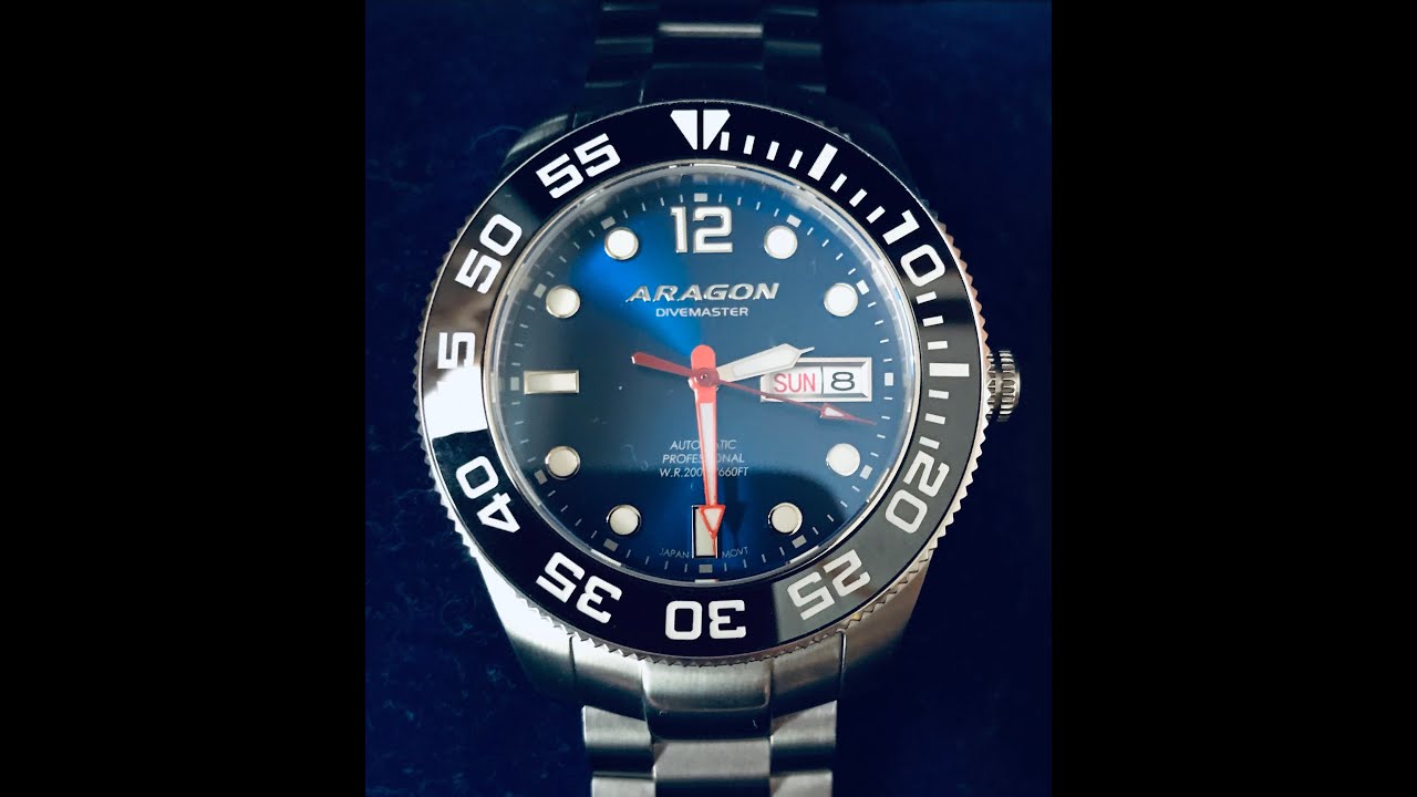 ARAGON watch  model Divemaster 42  review