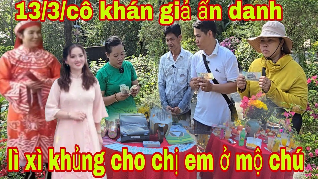 Cô khán giả ẩn danh trợ duyên vợ chồng 15 s cứng 2 mâm hoành tráng cho chú lì xì khủng cho chị em 