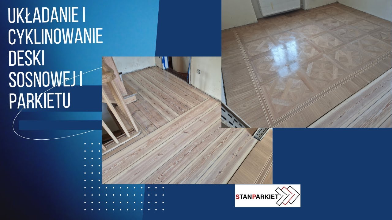 Montaż i cyklinowanie deski sosnowej i parkietu #flooring #sanding #cyklinowanie #parkiet
