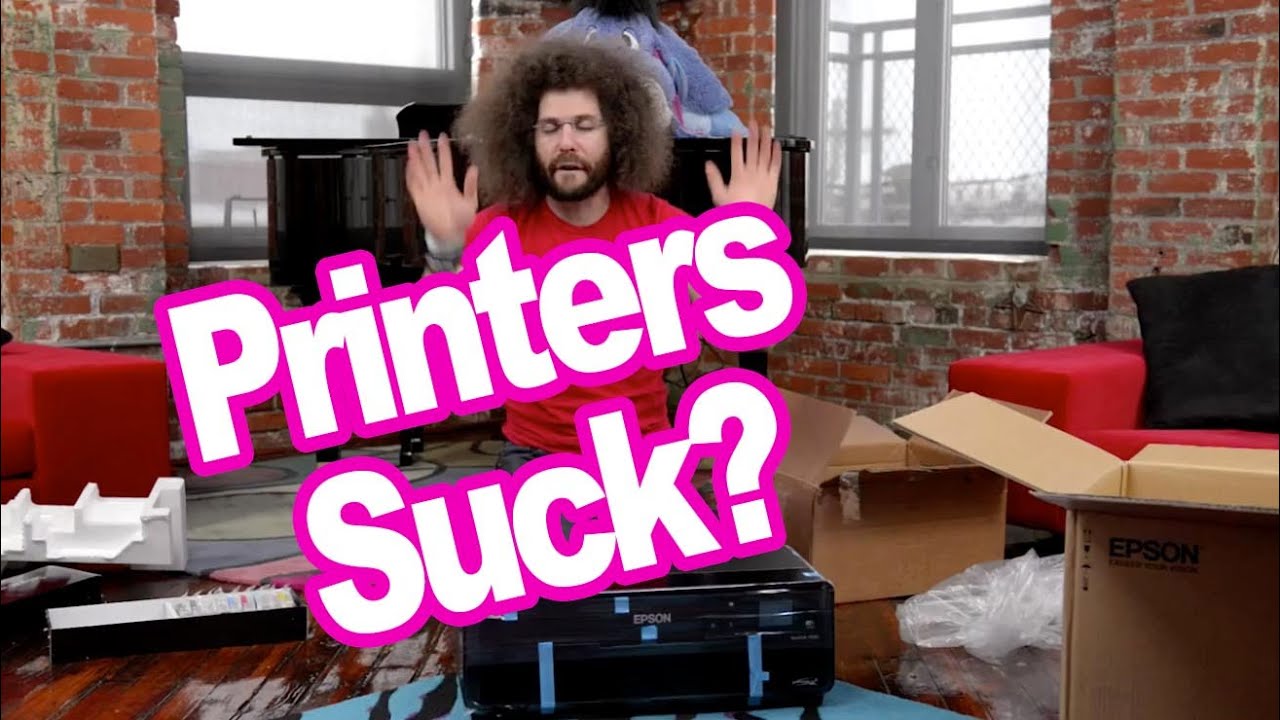 Do Inkjet printers suck? Epson SC-P600 Photo Printer Unboxing and Sniff Test