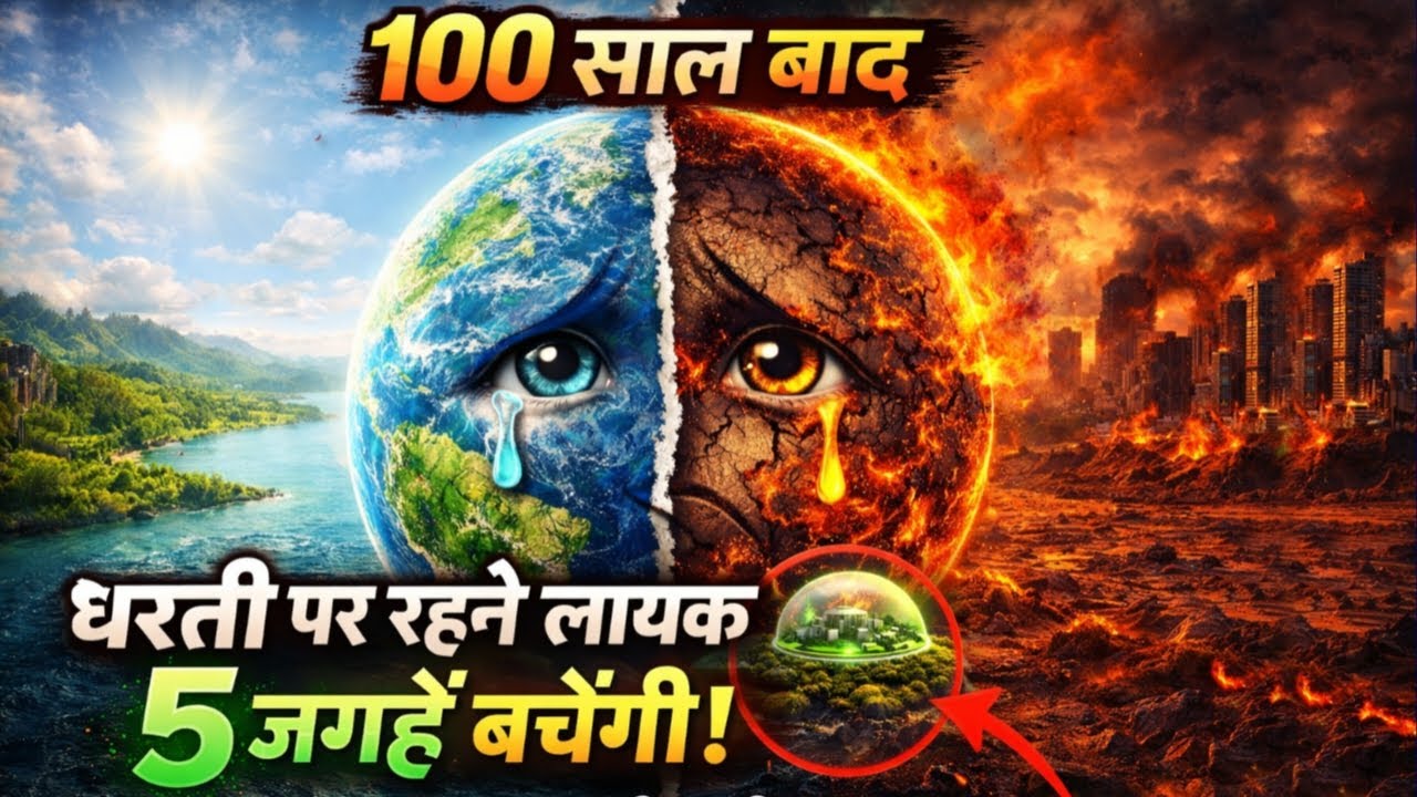 100 साल बाद धरती पर रहने लायक सिर्फ 5 जगहें | Climate Change Future Documentary