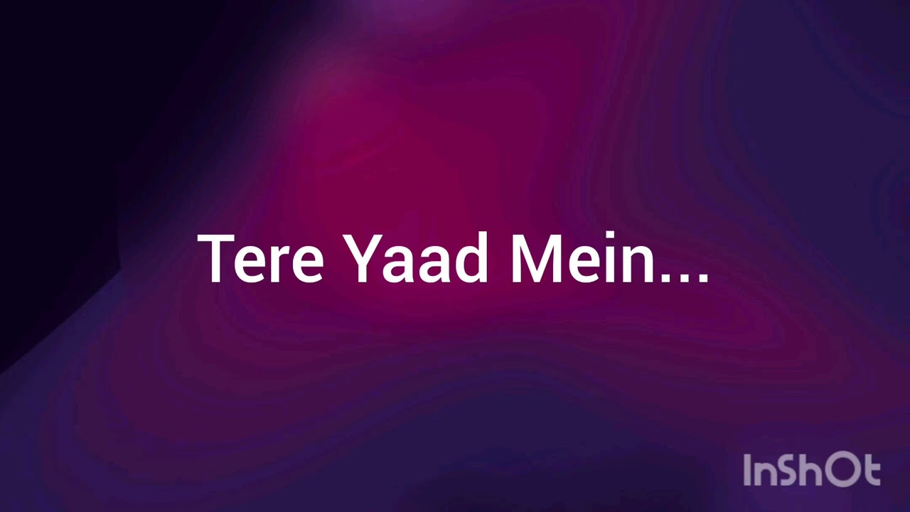 Tere Yaad Mein...@riddhichourawar