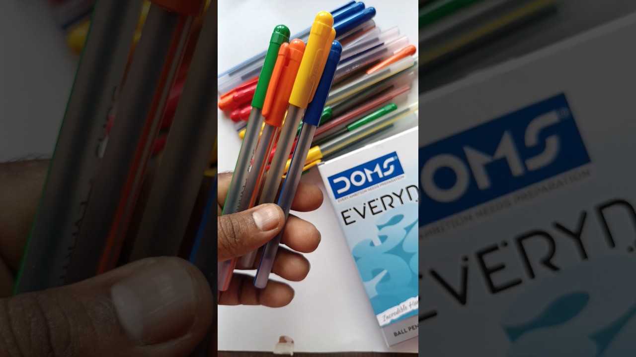 Doms everyday Ball pen #youtubeshorts #shortsfeed #shorts #viral #trending #newvideo #gulabisadisong